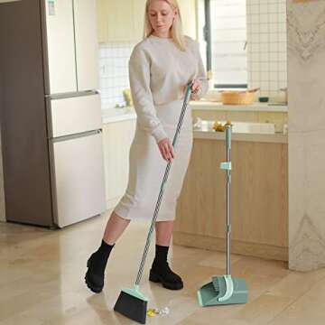 Broom and Dustpan Set for Efficient Home Cleaning