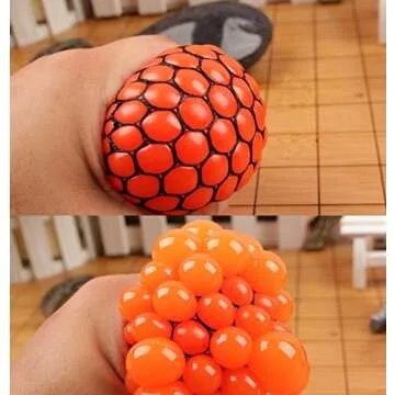 FIREBOOMOON Stress Relief Squeezing Soft Rubber Balls