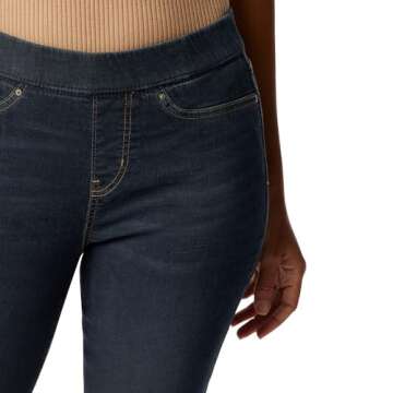 Levi Strauss Signature Gold Women's Totally Shaping Pull-on Skinny Jeans (Available in Plus Size), Stormy Sky, 2 Short