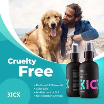 Kick Sea Salt Spray for Men - Beach Wave and Surfer Hair Style - Salt Water for Hair - Natural Texture and Volume Hair Spray - 200ml