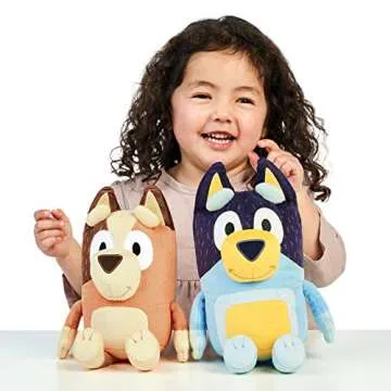 Bluey Dad 12" (Bandit) & Mum 11" (Chilli) - 2 Pack Plush Bundle | Amazon Exclusive