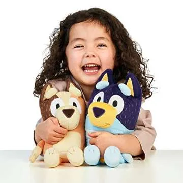 Bluey Dad 12" (Bandit) & Mum 11" (Chilli) - 2 Pack Plush Bundle | Amazon Exclusive