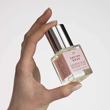 Le Monde Gourmand Sativa Rose Perfume Oil - 1 fl oz (30ml) - Flora, Musk, Amber Floral Notes