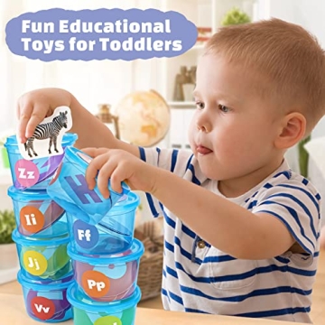 Premium Alphabet Learning Toys for Toddlers with Flash Cards