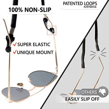 SIGONNA Eye Glasses String Holder Strap - Eyeglass Straps Cords for Men Women - Eyeglass Holders Around Neck - Sunglasses String Chain Lanyard Retainer