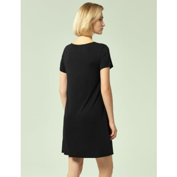 GYS Women's Soft Comfy Nightgown Viscose Dress