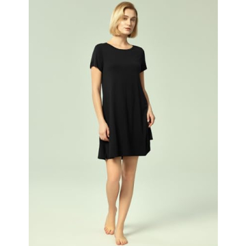 GYS Women's Soft Comfy Nightgown Viscose Dress