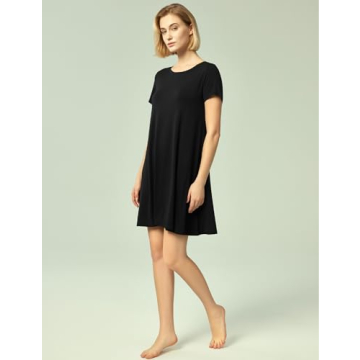 GYS Women's Soft Comfy Nightgown Viscose Dress