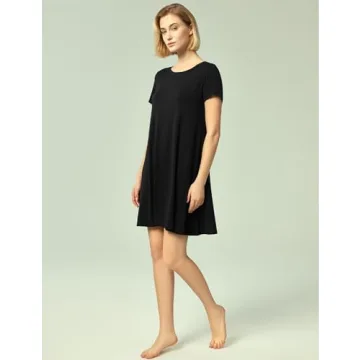 GYS Women's Soft Comfy Nightgown Viscose Dress