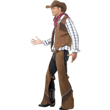 Smiffys Men's Fringe Cowboy Costume, Stylish Western Wear