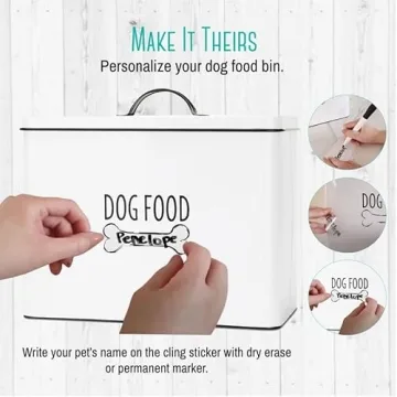 OUTSHINE Farmhouse Dog Food Storage Container | Stylish & Functional