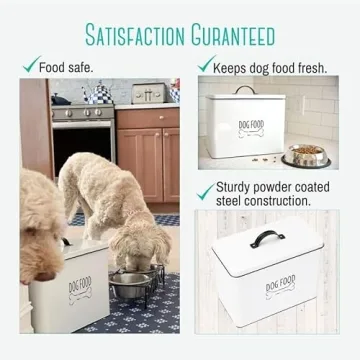 OUTSHINE Farmhouse Dog Food Storage Container | Stylish & Functional