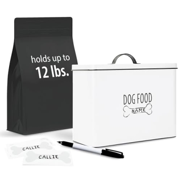 OUTSHINE Farmhouse Dog Food Storage Container | Stylish & Functional