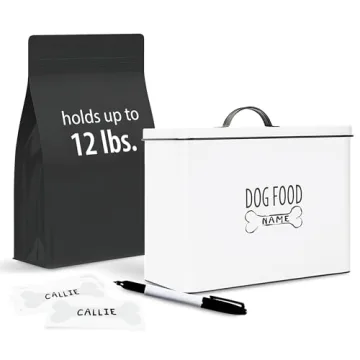 OUTSHINE Farmhouse Dog Food Storage Container | Stylish & Functional