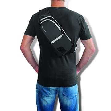 Pacsafe Venturesafe 150 GII Anti-Theft Cross Body Pack, Black