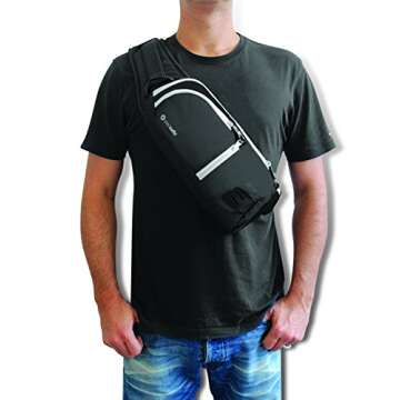 Pacsafe Venturesafe 150 GII Anti-Theft Cross Body Pack, Black
