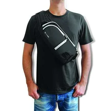 Pacsafe Venturesafe 150 GII Anti-Theft Cross Body Pack, Black