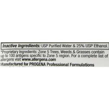 Natural Allergy Relief - PROGENA Allergena Zone 5 - 2 FL Ounce