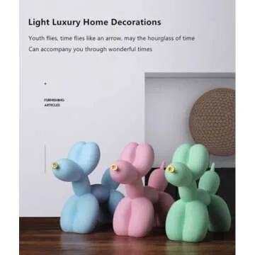 GXMRHWY Adorable Resin Dog Figurine for Home Decor