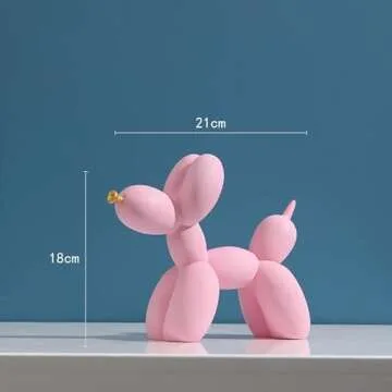 GXMRHWY Adorable Resin Dog Figurine for Home Decor