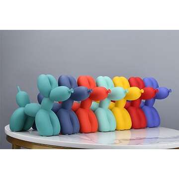 GXMRHWY Adorable Resin Dog Figurine for Home Decor