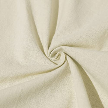 Men's Cotton Linen Casual Long Sleeve Shirt