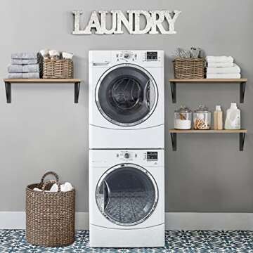 Forbena Wood Floating Shelves - 24" Natural Home Storage