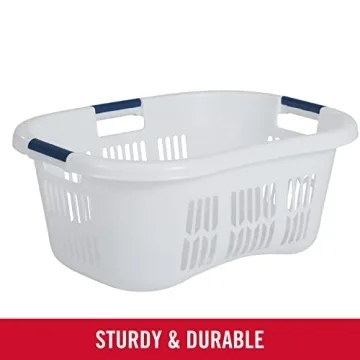 Rubbermaid Hip-Hugger Laundry Basket - Durable & Spacious