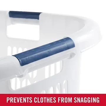 Rubbermaid Hip-Hugger Laundry Basket - Durable & Spacious
