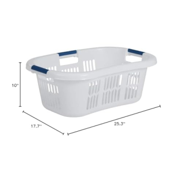 Rubbermaid Hip-Hugger Laundry Basket - Durable & Spacious