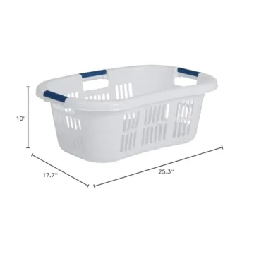 Rubbermaid Hip-Hugger Laundry Basket - Durable & Spacious
