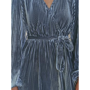 CUPSHE Women's Velvet Long Sleeve Jumpsuit for Parties