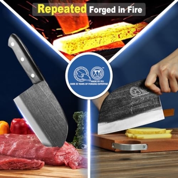 XYJ 6.7-Inch Serbian Chef's Knife - Premium Cleaver