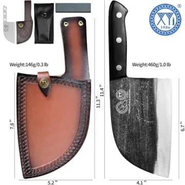 XYJ 6.7-Inch Serbian Chef's Knife - Premium Cleaver