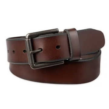 Dockers Men's Casual Leather Belt - Authentic Comfort and Style