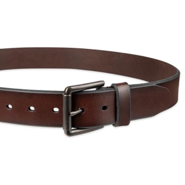 Dockers Men's Casual Leather Belt - Authentic Comfort and Style