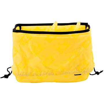Ape Case Cubeze (ACQB 37) Flexible Padded Storage Bag; Removable & Adjustable Padded Inserts; Drawstring Closure; Hi-Vis Yellow Interior; Exterior Pockets for Accessories; Yellow