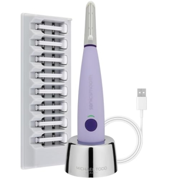 MICHAEL TODD Beauty - Sonicsmooth – SONIC Technology Dermaplaning Tool - 2 in 1 Women’s Facial E...