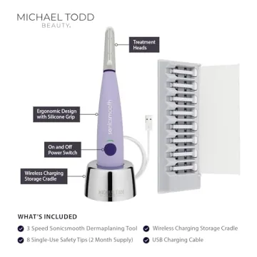 Revolutionary MICHAEL TODD Beauty Sonicsmooth Dermaplaning Tool