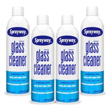 Sprayway Glass Cleaner Aerosol Spray Clean Fresh Scent