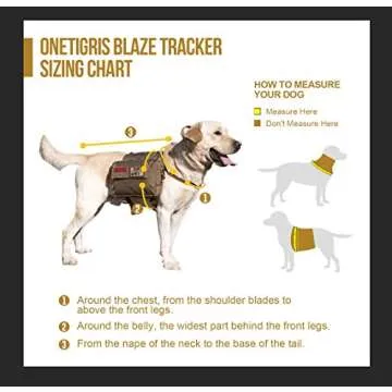 OneTigris Tactical Dog Pack for Hiking & Camping