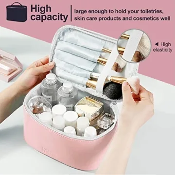 Travel-Friendly Waterproof Makeup Bag for Women