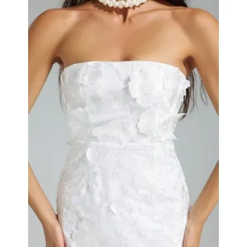 Chic Lace Midi Dress for Summer Events and Weddings