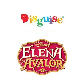 Disguise Disney Elena of Avalor Adventure Classic Girls' Costume Pink/Red/Kaf5 Lavender, XS (3T-4T)