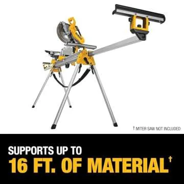 DEWALT Miter Saw Stand, Heavy Duty (DWX723) - The Ultimate Support System