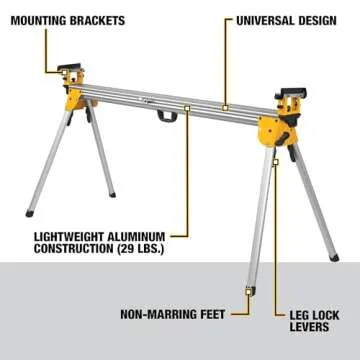 DEWALT Miter Saw Stand Heavy Duty Portable Support System