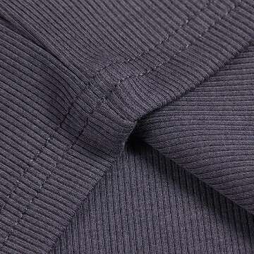 Artfish Women's Sleeveless Tank Top Form Fitting Scoop Neck Ribbed Knit Basic Cami Tight Fitted Charcoal Grey, S