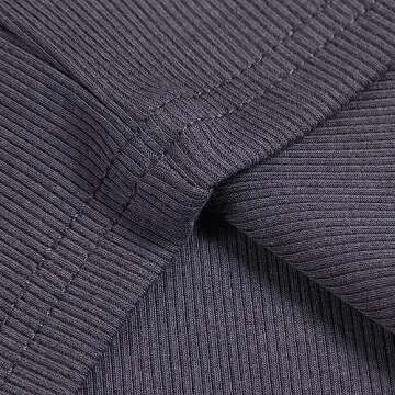 Artfish Women's Sleeveless Tank Top Form Fitting Scoop Neck Ribbed Knit Basic Cami Tight Fitted Charcoal Grey, S