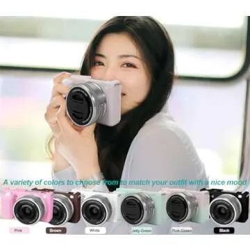 Pocoukate Silicone Case for Sony ZV-E10 Camera Protection