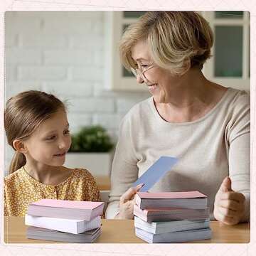 Ctosree 1440 Pcs Colored Index Cards for Studying